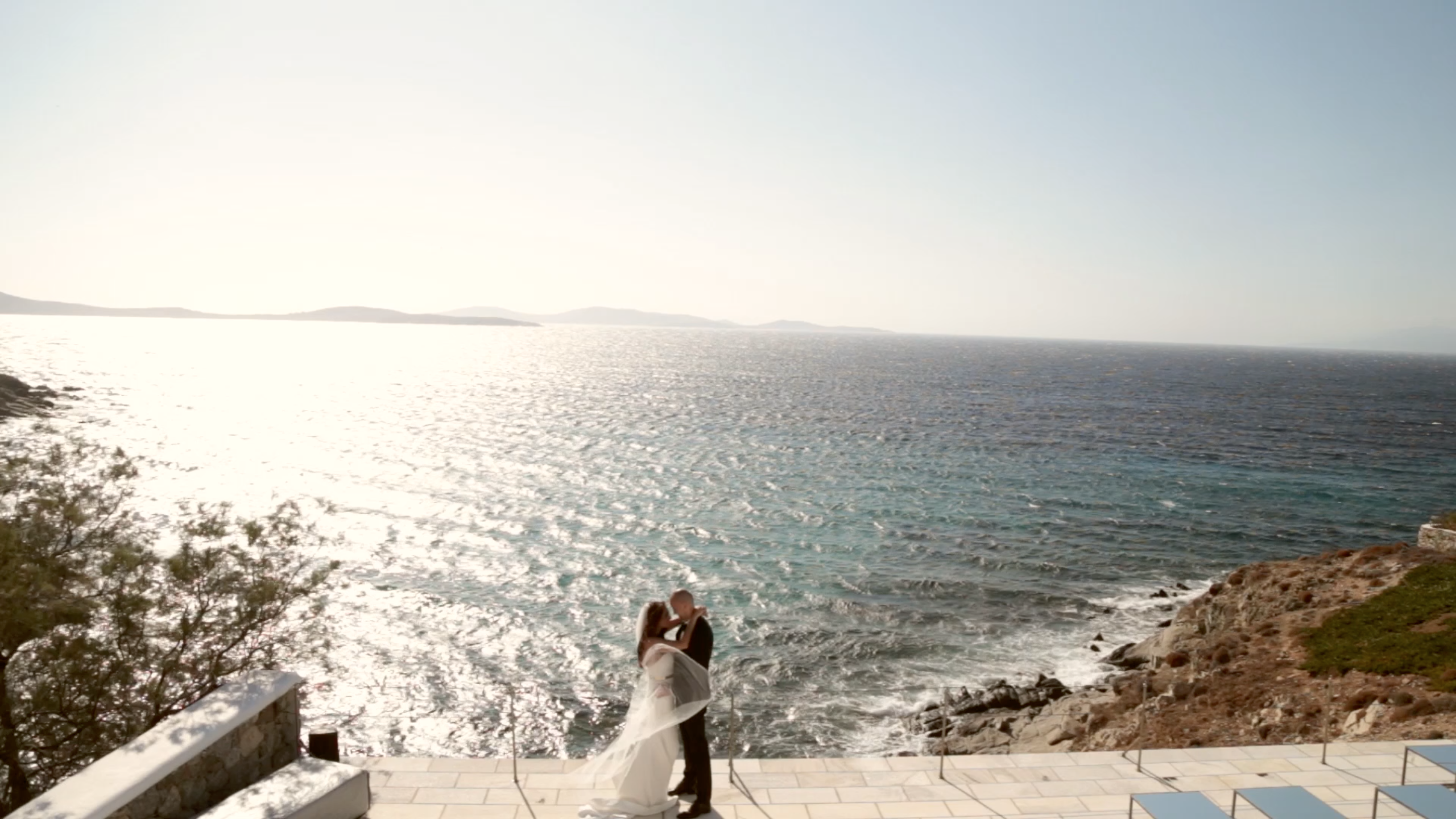 beautiful view from Mykonos